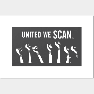 United We Scan (white) Posters and Art